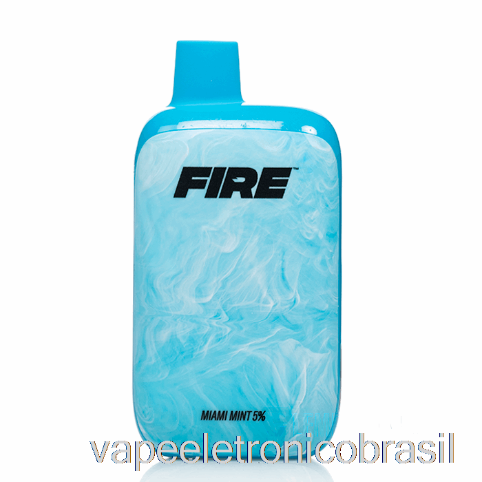 Vape Eletrônico Fire Boost 12000 Descartável Miami Mint